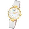 Candino Damen Armband-Uhr Lady Elegance C4670/1 Quarzuhr Leder weiß UC4670/1