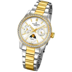 Candino Damen Armbanduhr Lady Elegance C4687/1 Edelstahl silber gold UC4687/1