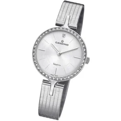 Candino Damen Armbanduhr Lady Elegance C4646/1 Quarz Edelstahl silber UC4646/1