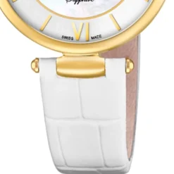 Candino Damen Armband-Uhr Lady Elegance C4670/1 Quarzuhr Leder weiß UC4670/1