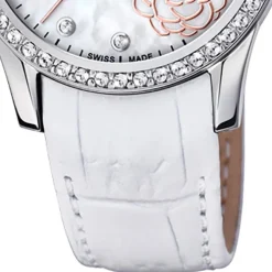 Candino Damen Armbanduhr Elegance C4721/1 Analog Leder weiß UC4721/1