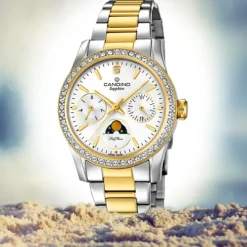 Candino Damen Armbanduhr Lady Elegance C4687/1 Edelstahl silber gold UC4687/1