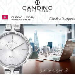 Candino Damen Armbanduhr Lady Elegance C4641/1 Quarz Edelstahl silber UC4641/1