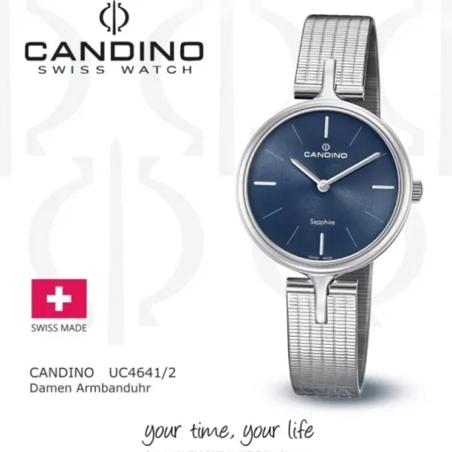 Candino Damen Armbanduhr Lady Elegance C4641/2 Quarz Edelstahl silber UC4641/2