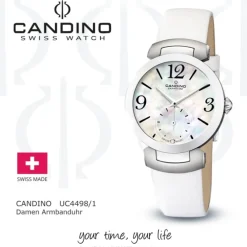 Candino Damen-Armbanduhr D-Light analog Quarz Leder UC4498/1