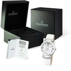 Candino Damen-Armbanduhr D-Light analog Quarz Leder UC4498/1