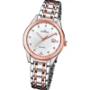 Candino Damen-Armbanduhr Edelstahl silber braun C4617/3 Quarz Klassisch UC4617/3