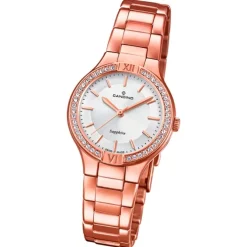Candino Damen-Armbanduhr Edelstahl kupfer roségold C4630/1 Quarzuhr UC4630/1