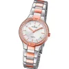 Candino Damen-Armbanduhr Edelstahl silber roségold C4628/1 Quarzuhr UC4628/1
