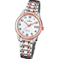 Candino Damen-Armbanduhr Edelstahl silber braun C4617/1 Quarz Klassisch UC4617/1