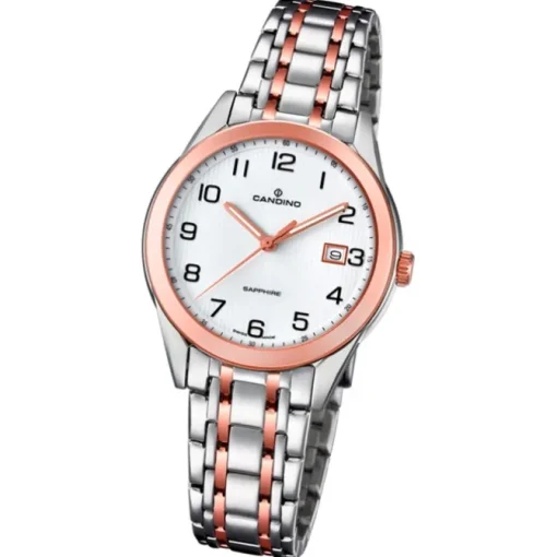 Candino Damen-Armbanduhr Edelstahl silber braun C4617/1 Quarz Klassisch UC4617/1