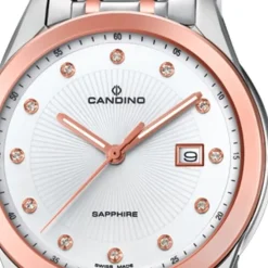 Candino Damen-Armbanduhr Edelstahl silber braun C4617/3 Quarz Klassisch UC4617/3