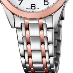 Candino Damen-Armbanduhr Edelstahl silber braun C4617/1 Quarz Klassisch UC4617/1