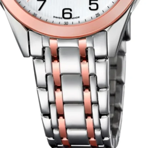 Candino Damen-Armbanduhr Edelstahl silber braun C4617/1 Quarz Klassisch UC4617/1