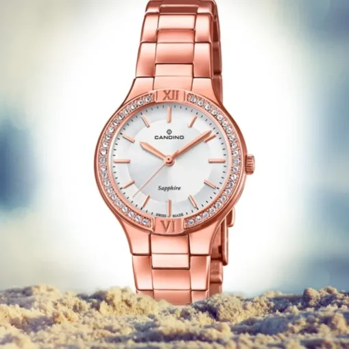 Candino Damen-Armbanduhr Edelstahl kupfer roségold C4630/1 Quarzuhr UC4630/1