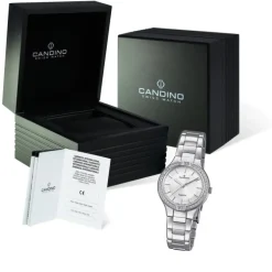 Candino Damen-Armbanduhr Edelstahl silber C4626/1 Quarzuhr UC4626/1