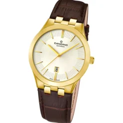 Candino Damen-Armbanduhr Timeless analog Quarz Leder UC4546/1