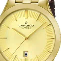 Candino Damen-Armbanduhr Timeless analog Quarz Leder UC4546/2