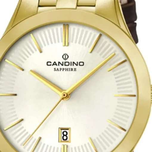 Candino Damen-Armbanduhr Timeless analog Quarz Leder UC4546/1