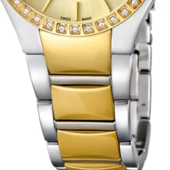 Candino Damen-Armbanduhr Timeless analog Quarz Edelstahl Gelbgold PVD UC4538/2