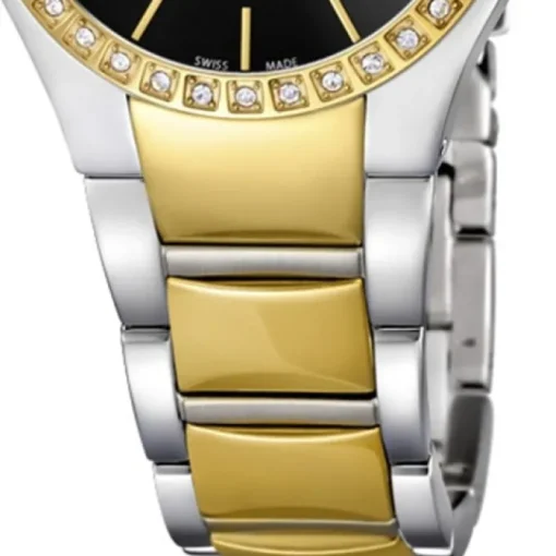 Candino Damen-Armbanduhr Timeless analog Quarz Edelstahl Gelbgold PVD UC4538/3