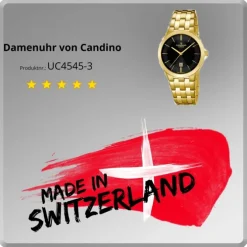 Candino Damen-Armbanduhr Timeless analog Quarz Edelstahl UC4545/3