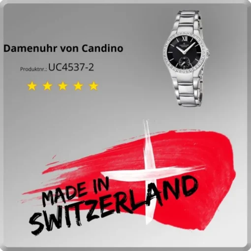 Candino Damen-Armbanduhr Timeless analog Quarz Edelstahl UC4537/2