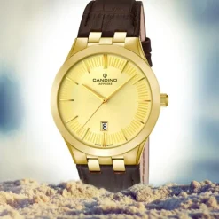 Candino Damen-Armbanduhr Timeless analog Quarz Leder UC4546/2