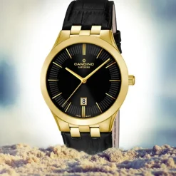 Candino Damen-Armbanduhr Timeless analog Quarz Leder UC4546/3