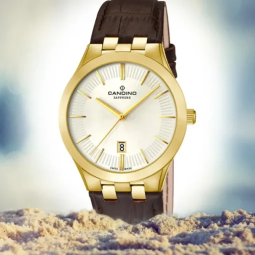 Candino Damen-Armbanduhr Timeless analog Quarz Leder UC4546/1