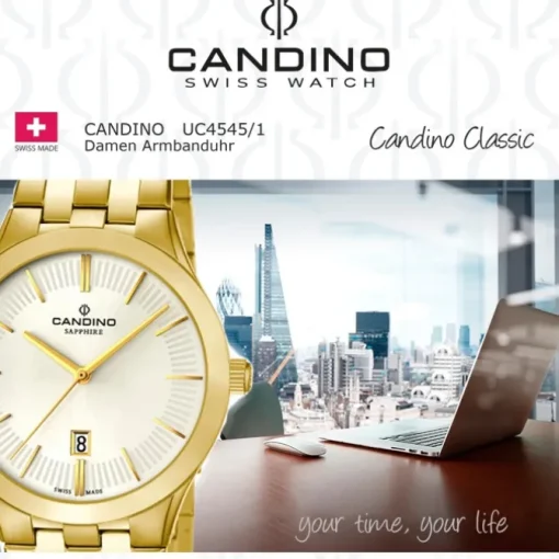 Candino Damen-Armbanduhr Timeless analog Quarz Edelstahl 316 L UC4545/1