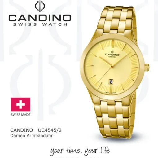 Candino Damen-Armbanduhr Timeless analog Quarz Edelstahl UC4545/2