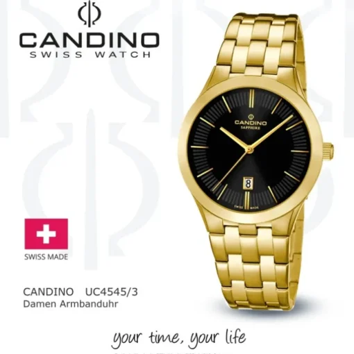 Candino Damen-Armbanduhr Timeless analog Quarz Edelstahl UC4545/3