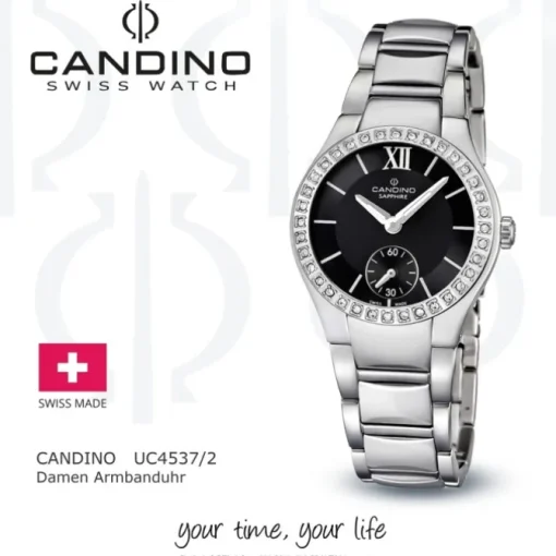 Candino Damen-Armbanduhr Timeless analog Quarz Edelstahl UC4537/2