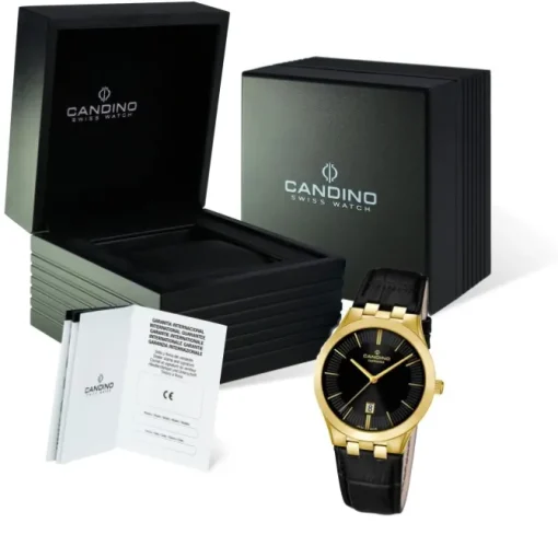 Candino Damen-Armbanduhr Timeless analog Quarz Leder UC4546/3