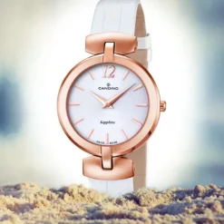 CANDINO Damen-Uhr - Elegance Flair - Analog - Quarz - Leder - UC4567/1