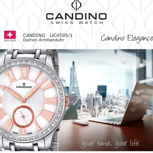 CANDINO Damen-Uhr - Elegance Delight - Analog - Quarz - Edelstahl - UC4595/1