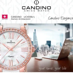 CANDINO Damen-Uhr - Elegance Delight - Analog - Quarz - Leder - UC4598/1