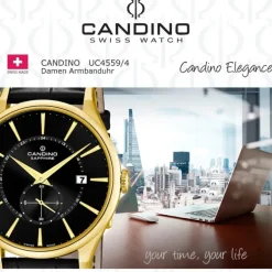 CANDINO Damen-Uhr - Elegance Delight - Analog - Quarz - Leder - UC4559/4