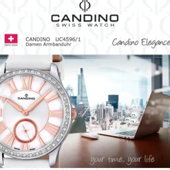 CANDINO Damen-Uhr - Elegance Delight - Analog - Quarz - Leder - UC4596/1