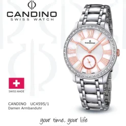 CANDINO Damen-Uhr - Elegance Delight - Analog - Quarz - Edelstahl - UC4595/1