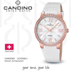 CANDINO Damen-Uhr - Elegance Delight - Analog - Quarz - Leder - UC4598/1