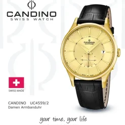 CANDINO Damen-Uhr - Elegance Delight - Analog - Quarz - Leder - UC4559/2