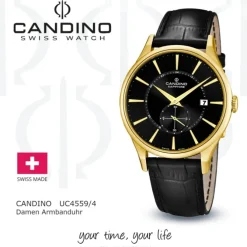 CANDINO Damen-Uhr - Elegance Delight - Analog - Quarz - Leder - UC4559/4