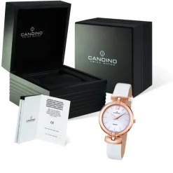 CANDINO Damen-Uhr - Elegance Flair - Analog - Quarz - Leder - UC4567/1