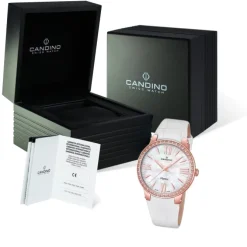 CANDINO Damen-Uhr - Elegance Delight - Analog - Quarz - Leder - UC4598/1