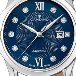 Candino Damenuhr Classic C4736/2 Armbanduhr Edelstahl dunkelblau UC4736/2