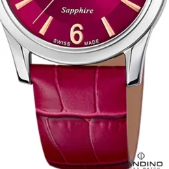 Candino Damenuhr Classic C4736/3 Armbanduhr Edelstahl rot UC4736/3
