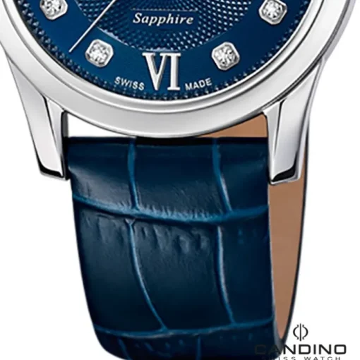 Candino Damenuhr Classic C4736/2 Armbanduhr Edelstahl dunkelblau UC4736/2