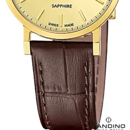 Candino Damenuhr Classic C4727/2 Armbanduhr Edelstahl dunkelbraun UC4727/2